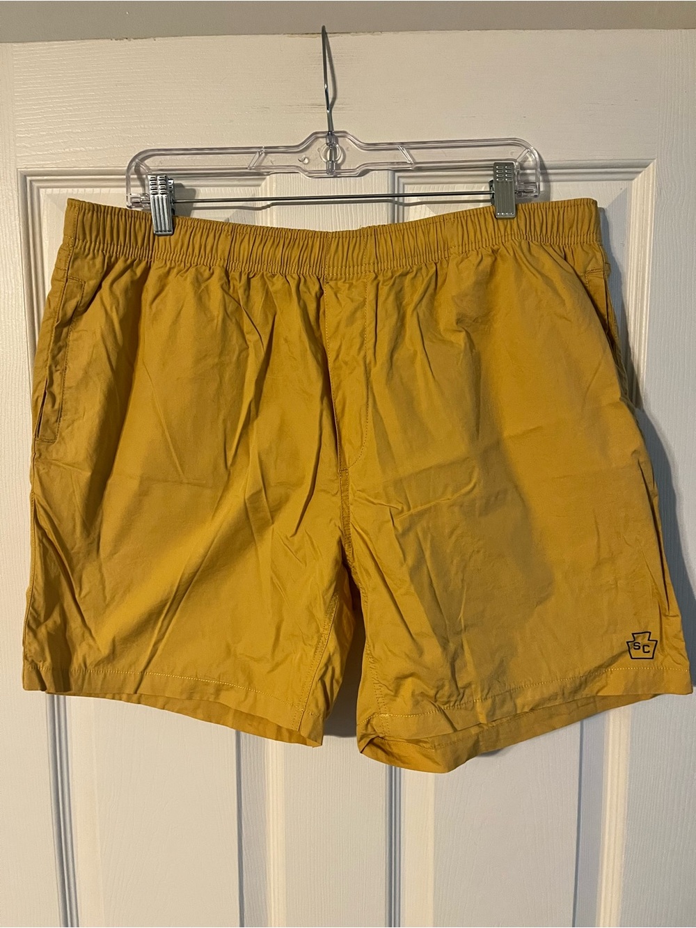 Steel city Mustard Yellow Active Shorts